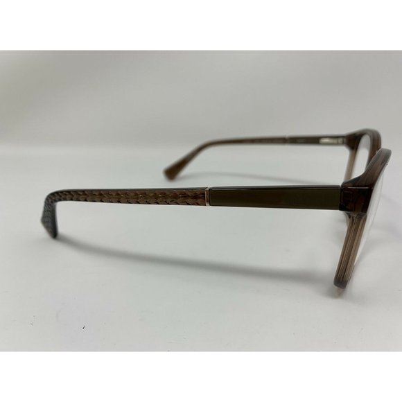 Cole Haan Eyeglasses CH5001 (231) Crystal Brown 54 [] 15 135 Flex Hinges Demos - Picture 4 of 11